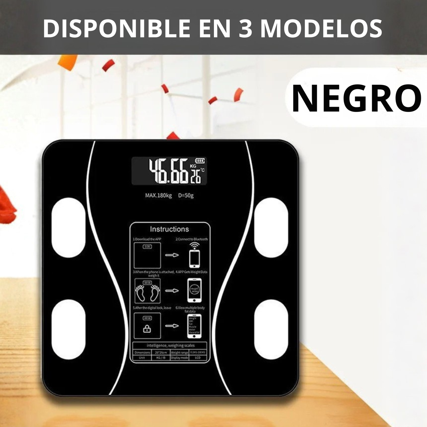 Balanza Inteligente Con Control Total De La Salud